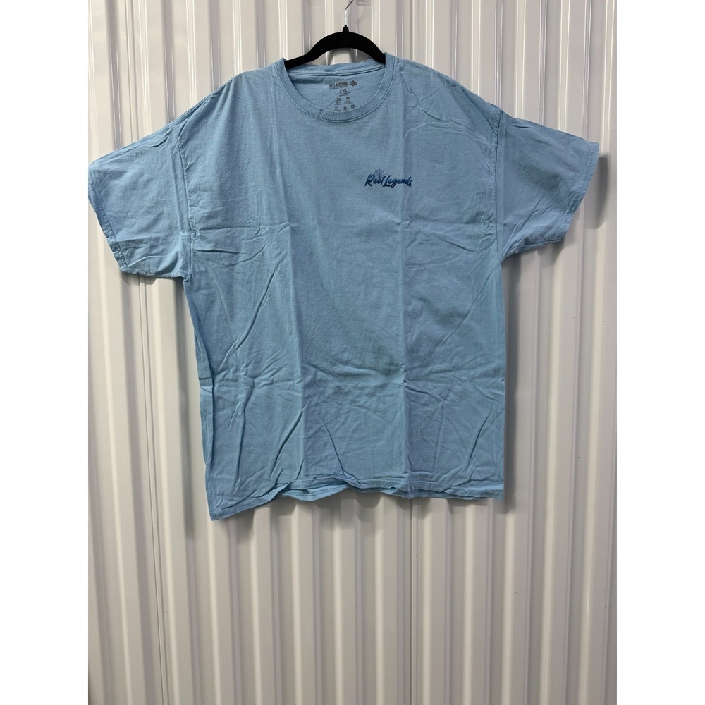 Reel Legends Bluefin Tuna Graphic T-Shirt Mens XXL Fishing Cotton Tee 0116